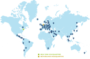 Axelerist global map