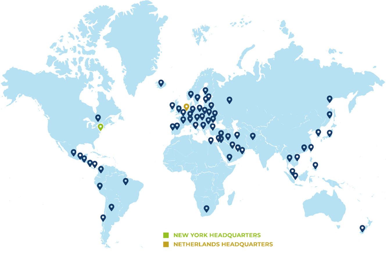 Axelerist global map
