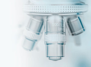 Microscope closeup